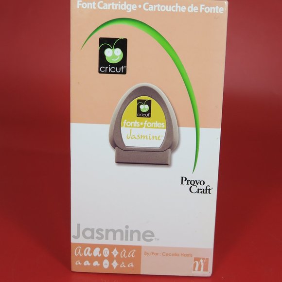 Provo Craft / Cricut Office Cricut Provocraft Jasmine Font Die Cut